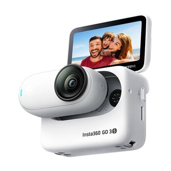 insta360 cámara go 3s standard bundle blanco
