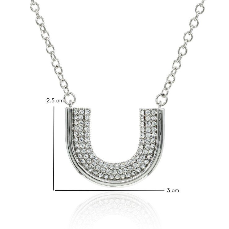 Mayfer, Dije en Forma de Herradura, con Cristal Austríaco Mayfer, Dije en Forma de Herradura, con Cristal Austríaco