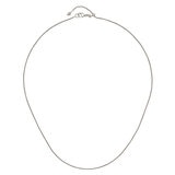 Collar, Oro Blanco de 14K, 55.88cm