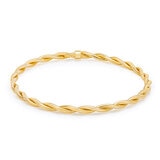 Brazalete, Oro Amarillo de 14k, de 2 Filas