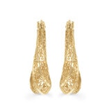 Aretes, Arracadas de Oro Amarillo de 14K