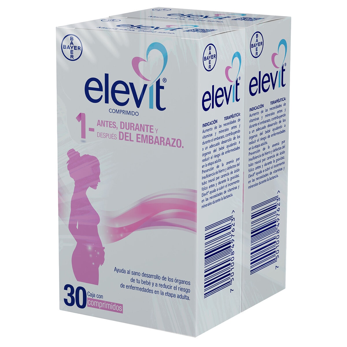 Elevit 2 Cajas de 30 Comprimidos c/u Elevit 2 Cajas de 30 Comprimidos c/u