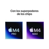 Apple MacBook Pro 14" Chip M4 Max 1TB Plata CPU de 14 núcleos GPU de 32 núcleos Memoria unificada de 36GB