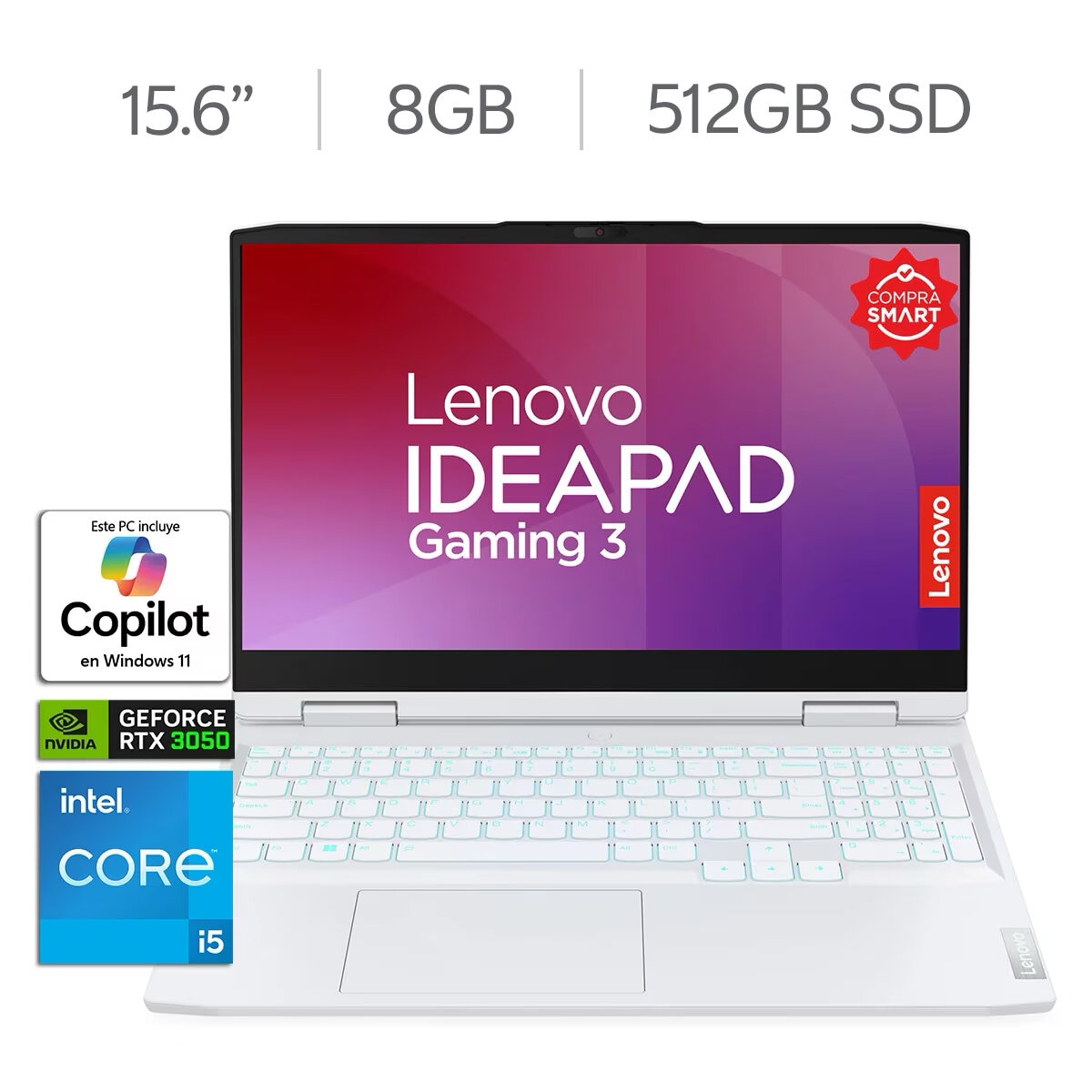 Lenovo IdeaPad Gaming 3 Laptop 15.6" Intel Core i5-12450H 8GB 512SSD Lenovo IdeaPad Gaming 3 Laptop 15.6" Intel Core i5-12450H 8GB 512SSD