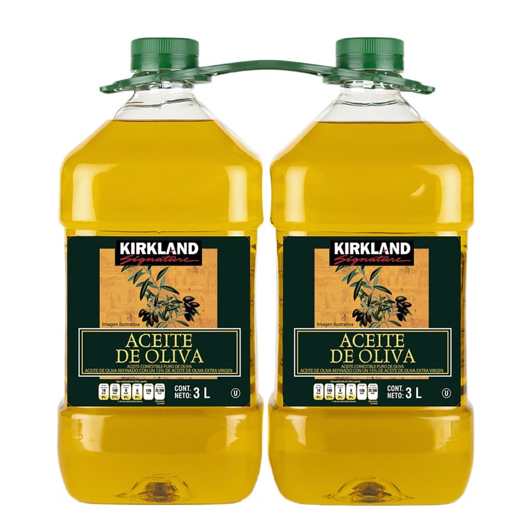 Kirkland Signature Aceite Puro de Oliva 2 pzas de 3 l