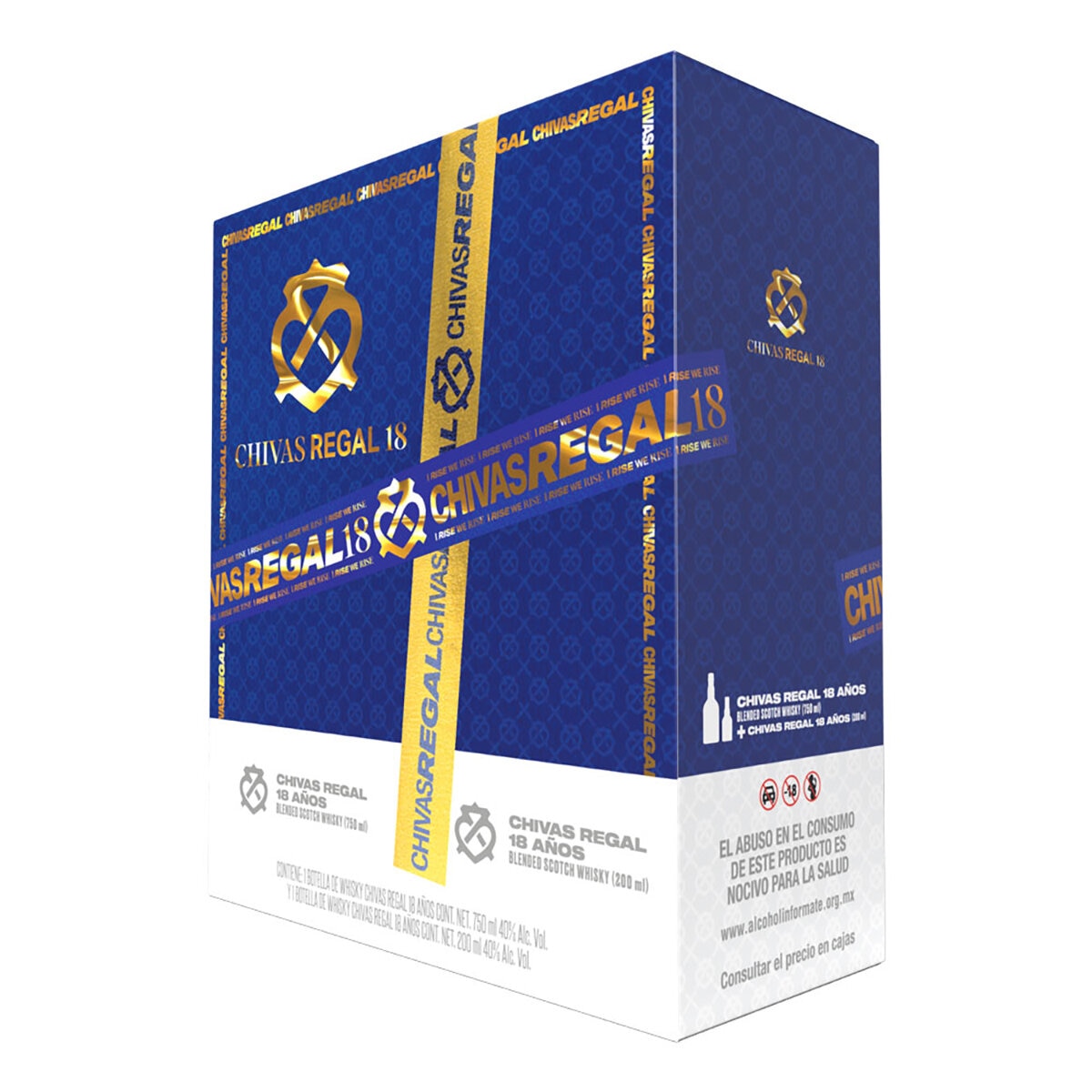 Whisky Chivas Regal 18 Años 750ml + 200 ml