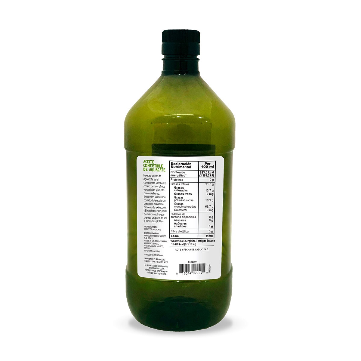 Chosen Foods Aceite de Aguacate 2 L Chosen Foods Aceite de Aguacate 2 L