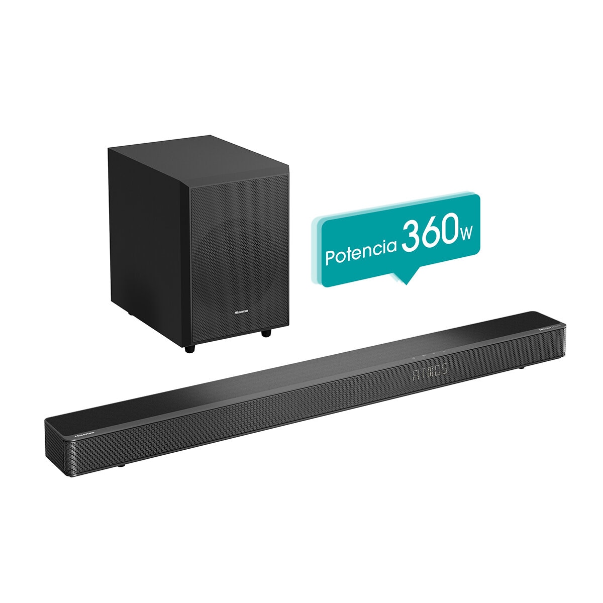 Hisense Barra de Sonido 3.1.2 Canales 360W