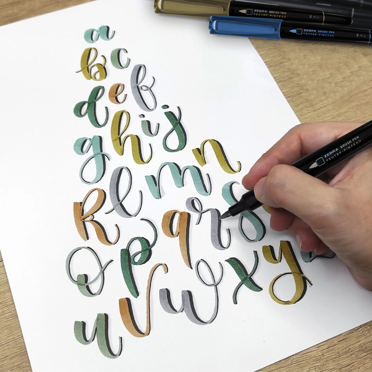 Zebra Marcador Brush Pen Colores Surtidos, Estuche 7 Pzas Zebra Marcador Brush Pen Colores Surtidos, Estuche 7 Pzas