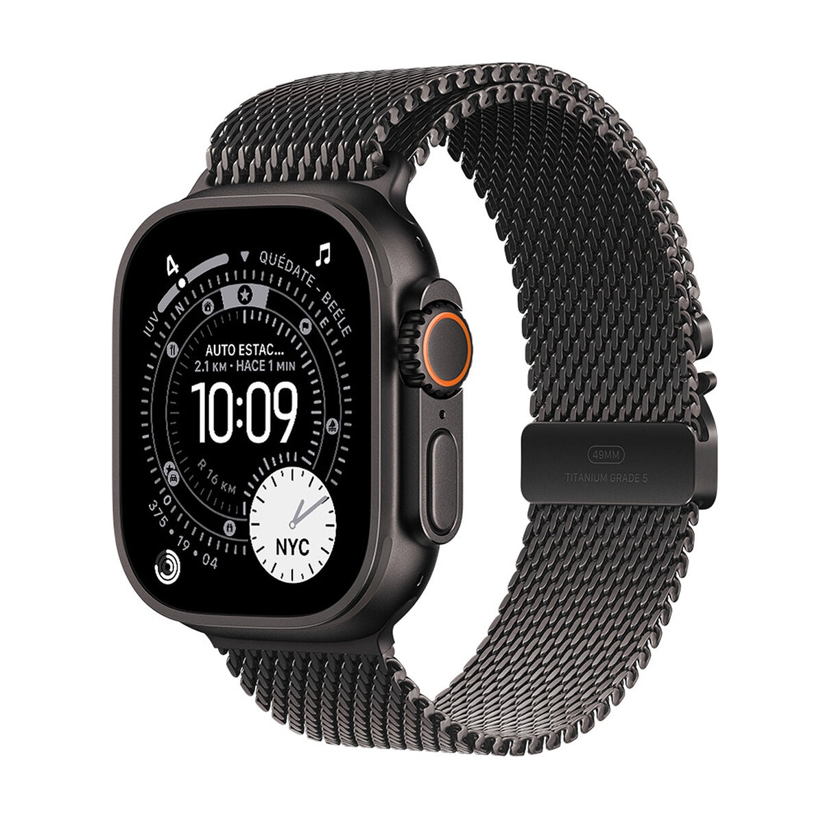 Apple Watch Ultra 3 (GPS + Celular) 49mm Titanio Negro + Correa Milanese Negro - Talla M Apple Watch Ultra 3 (GPS + Celular) 49mm Titanio Negro + Correa Milanese Negro - Talla M