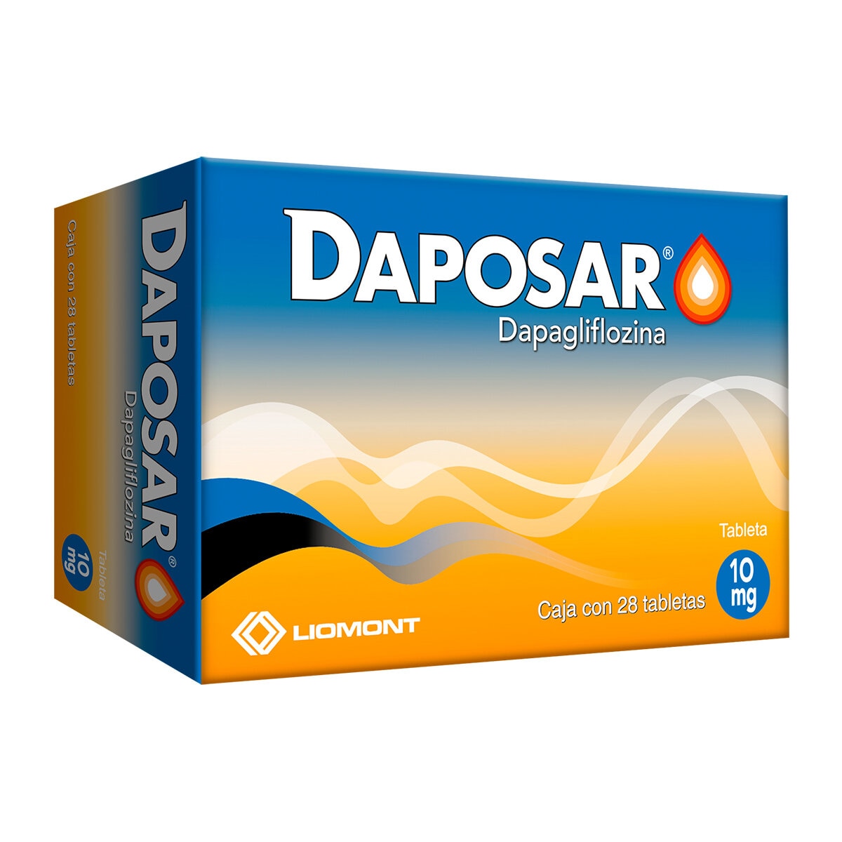 Daposar 10 mg 28 Tabletas Daposar 10 mg 28 Tabletas