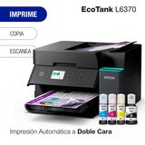 Epson EcoTank L6370 Impresora Multifuncional a color Wifi y Duplex Epson EcoTank L6370 Impresora Multifuncional a color Wifi y Duplex