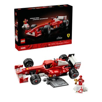LEGO Icons, Ferrari F2004 y Michael Schumacher LEGO Icons, Ferrari F2004 y Michael Schumacher