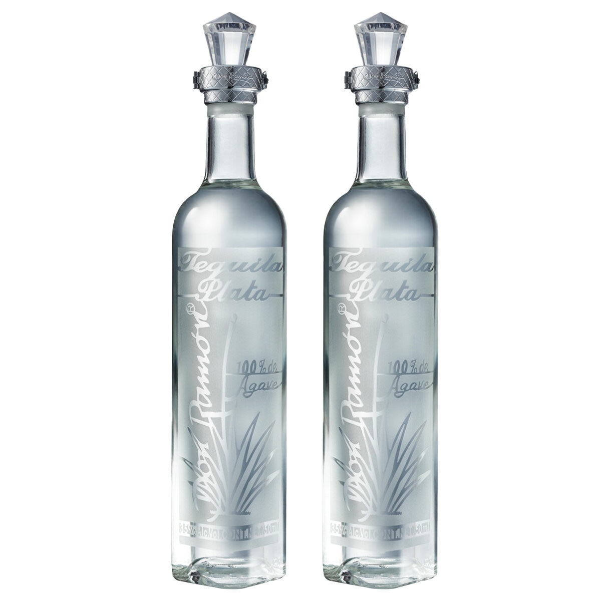 Tequila Don Ramon Plata Punta Diamante 2 de 750 ml Tequila Don Ramon Plata Punta Diamante 2 de 750 ml