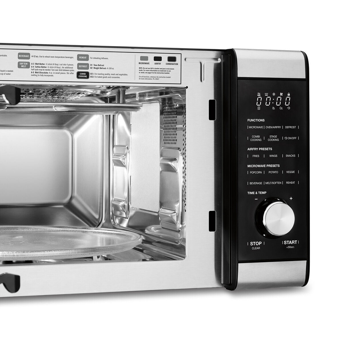 Cuisinart Microondas, Freidora y Horno de Convección 3 en 1