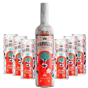 Barullo Spicy Sandía 750 ml + Barullo Mix 6/355 ml Barullo Spicy Sandía 750 ml + Barullo Mix 6/355 ml