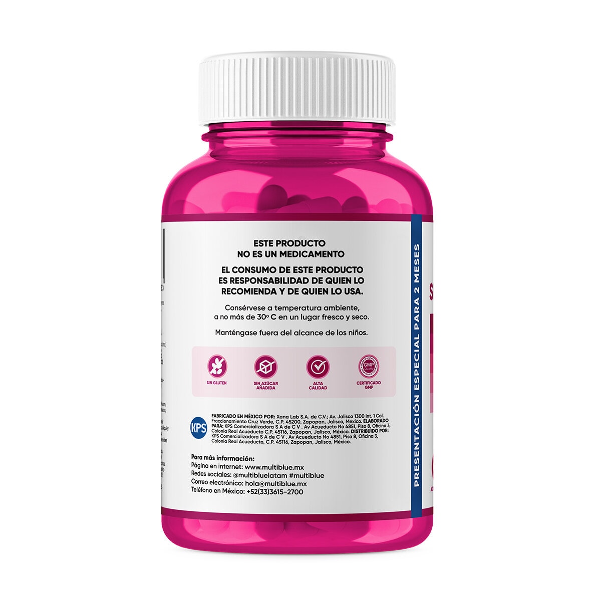 Multiblue Skin, Hair & Nails 120 Cápsulas Multiblue Skin, Hair & Nails 120 Cápsulas