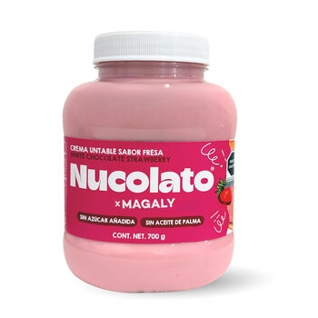 Nucolato Crema Untable de Chocolate Blanco Sabor Fresa 700 g Nucolato Crema Untable de Chocolate Blanco Sabor Fresa 700 g