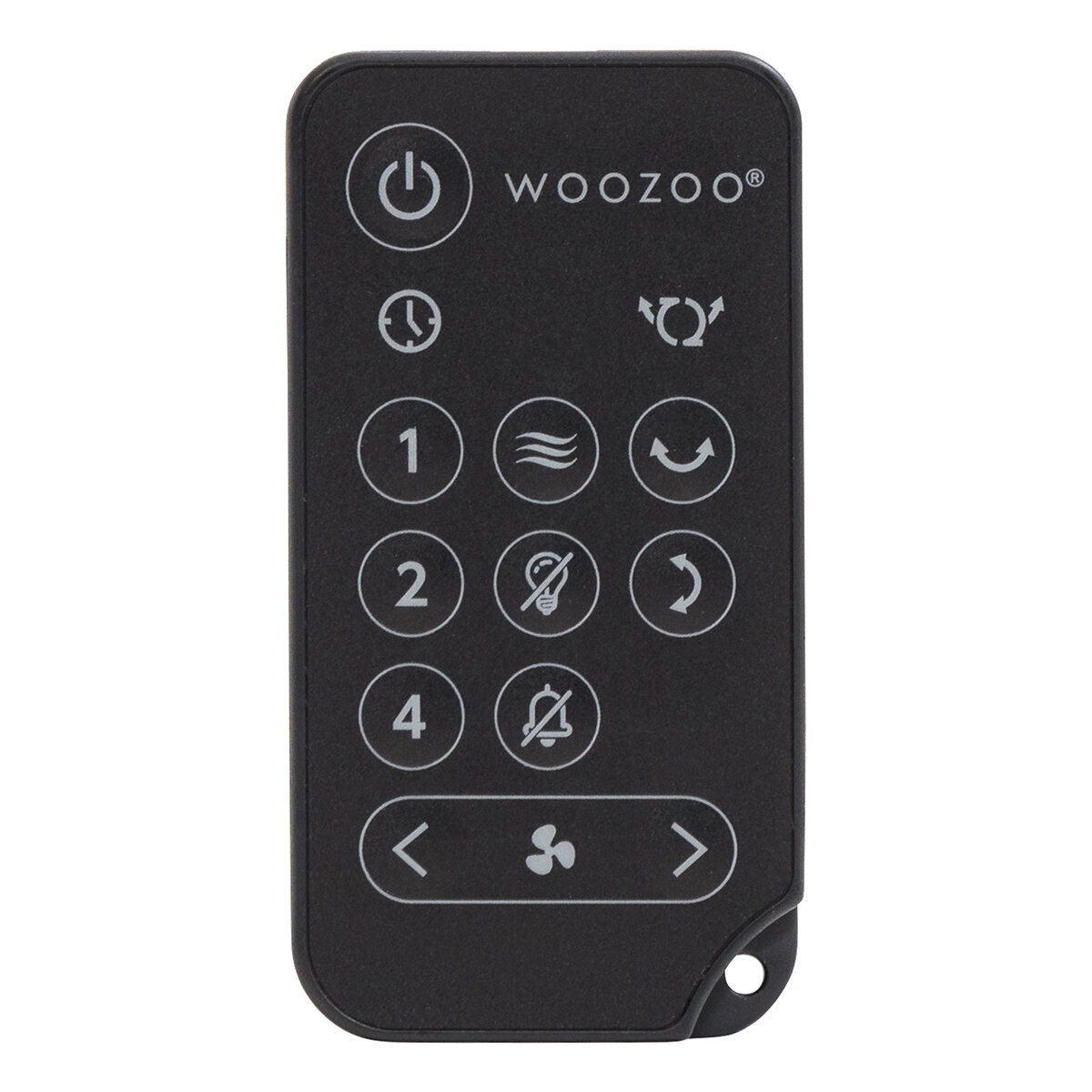 Woozoo Ventilador de globo multi direccional, 5 velocidades, color negro