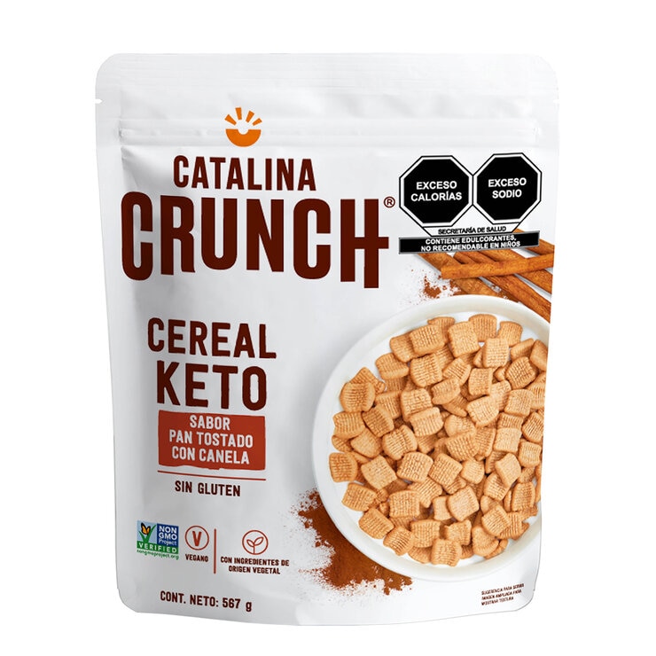 Catalina Crunch Cereal Keto Sabor Pan Tostado con Canela 567 gr