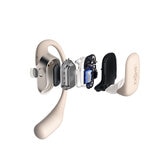Shokz OpenFit Audífonos Inalámbricos de Conducción Ósea Beige Shokz OpenFit Audífonos Inalámbricos de Conducción Ósea Beige