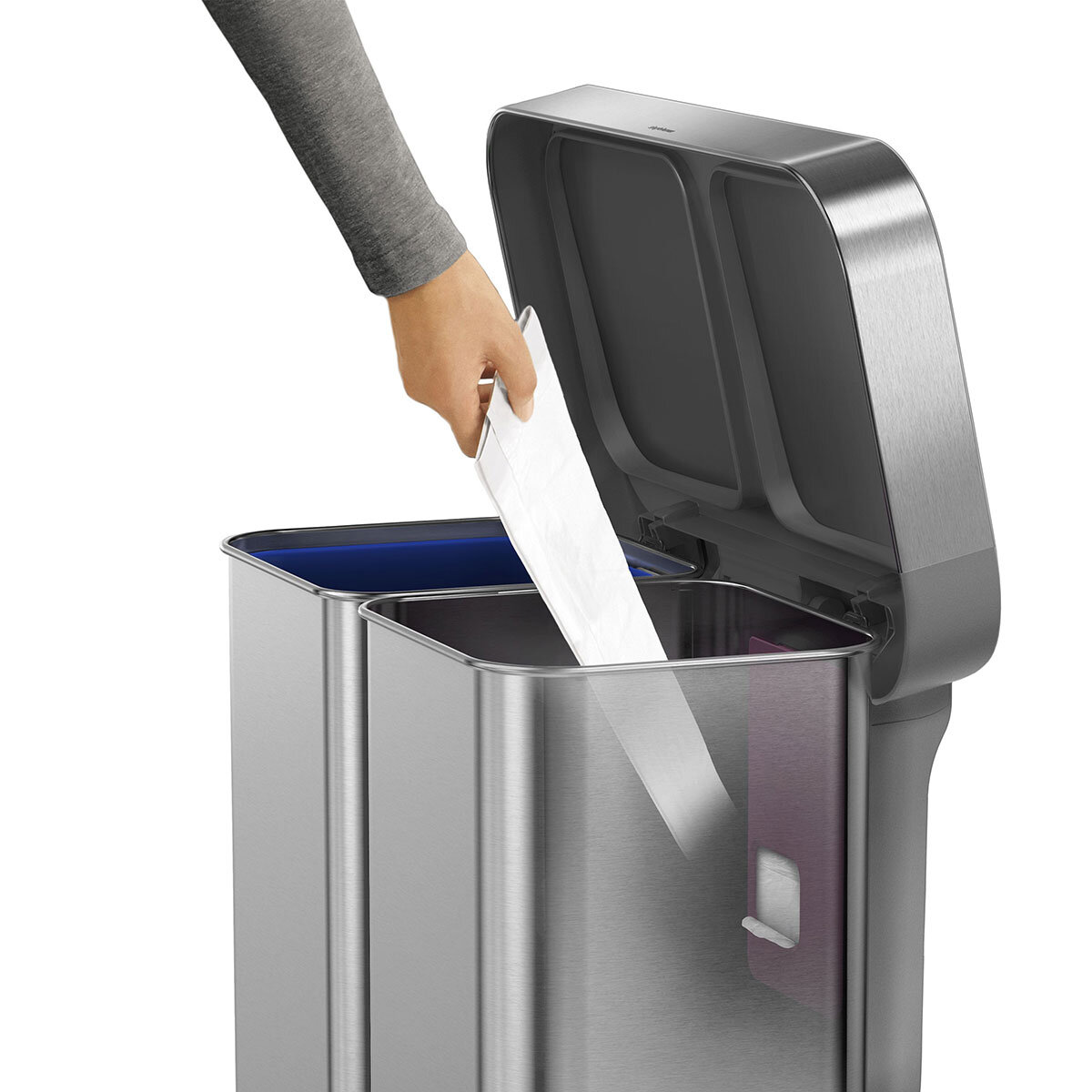 Simplehuman, Bote de basura doble 58 L