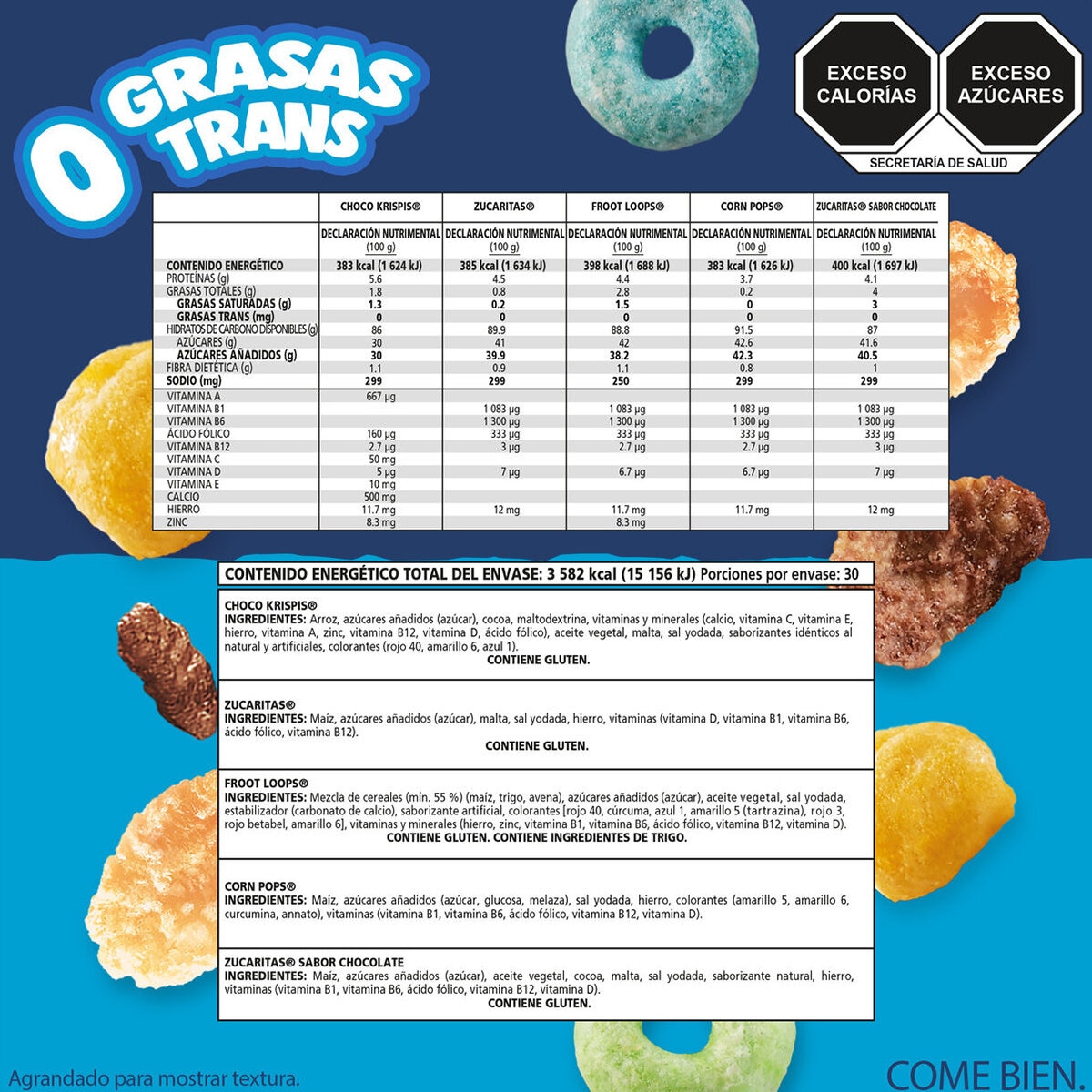 Kellogg's Surtido de Cereales 30 pzs Kellogg's Surtido de Cereales 30 pzs