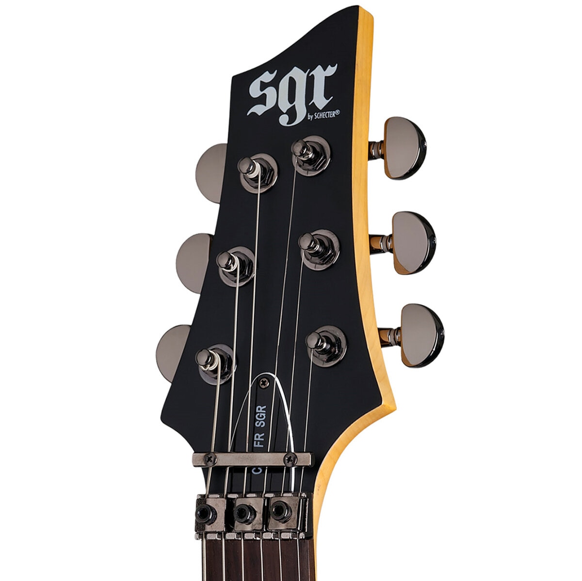 SGR By Schecter Guitarra Eléctrica C-1 FR Negro Satinado