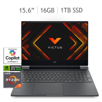 hp victus gaming 15-fb3703la laptop 15.6" full hd amd ryzen 7 16gb 1tb ssd + 12 meses m365