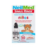 NeilMed Sinus Rinse Pediátrico Enjuague Nasal Salino Kit 30 Sobres