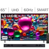 LG Pantalla 65" UHD 4K Smart TV + Barra de Sonido LG Pantalla 65" UHD 4K Smart TV + Barra de Sonido