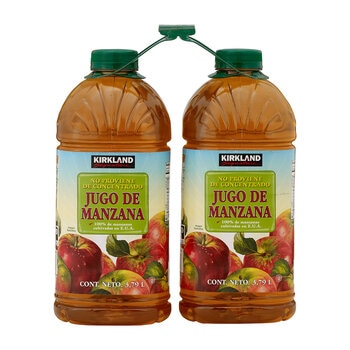 kirkland signature jugo de manzana 2/3.79 l