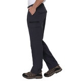 BC Clothing Pantalón Convertible para Caballero azul Larga (36-38) largo 30