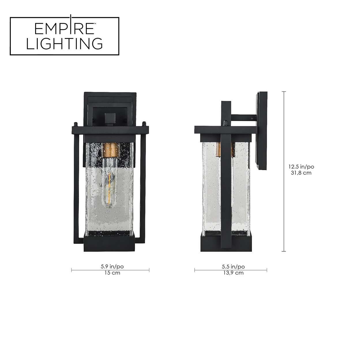 Empire Lighting, Set de 2 Luminarias LED Murdock