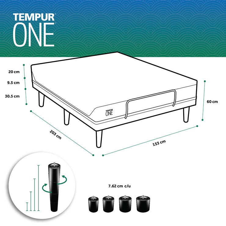 Set Tempur One + Ease Queen Size Set Tempur One + Ease Queen Size