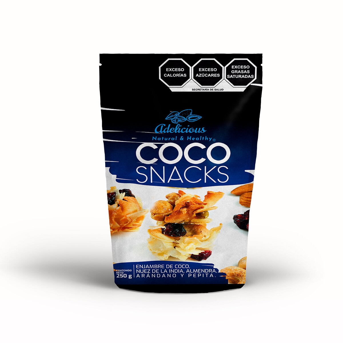 Adelicious Enjambres de Coco, Nueces y Arándano 250 g