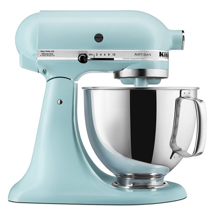 KitchenAid, Batidora Artisan, Tazón de acero inoxidable pulido con asa, 4.7 L, Varios colores KitchenAid, Batidora Artisan, Tazón de acero inoxidable pulido con asa, 4.7 L, Varios colores