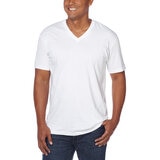 Calvin Klein Playera Blanca Cuello V 4 piezas Blanco Extra Grande