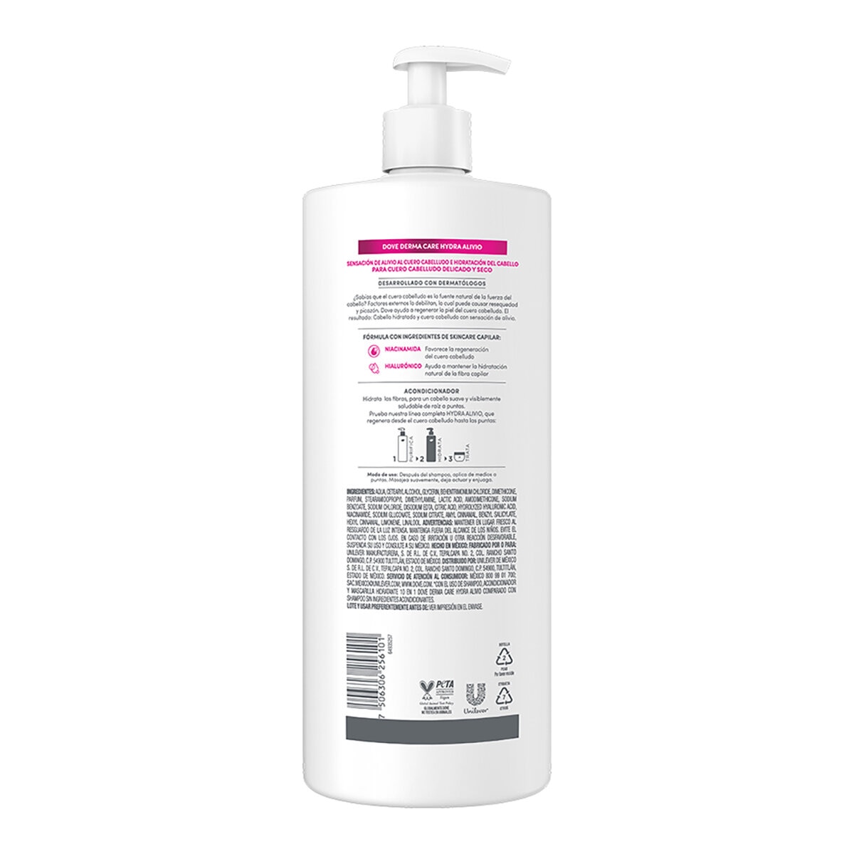 Dove Acondicionador Hydra Alivio 1l Dove Acondicionador Hydra Alivio 1l