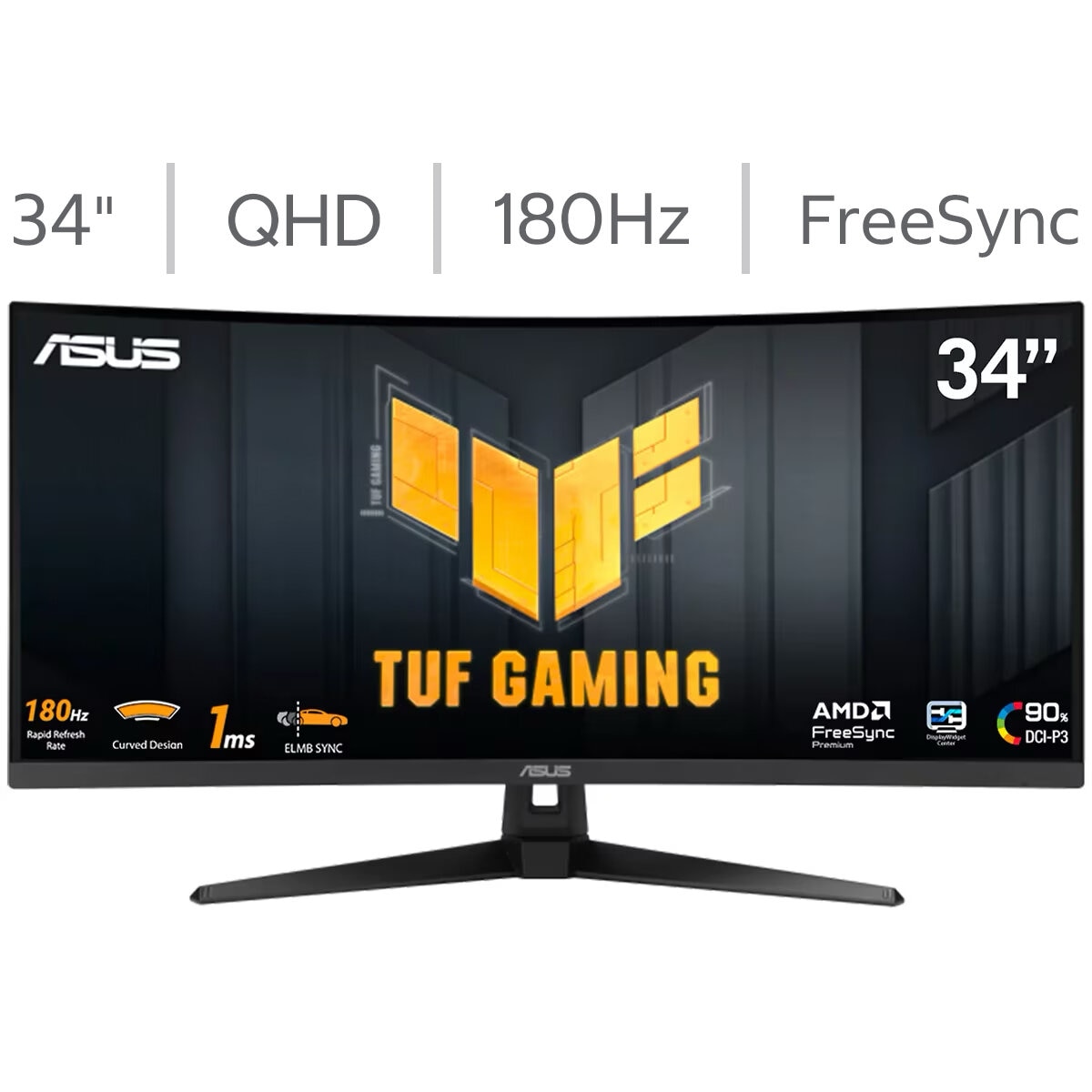 ASUS TUF Monitor Gaming 34" Quad HD 180HZ ASUS TUF Monitor Gaming 34" Quad HD 180HZ