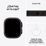 Apple Watch Ultra 3 (GPS + Celular) 49mm Titanio Negro + Correa Trail Negro Carbon - Talla M/L Apple Watch Ultra 3 (GPS + Celular) 49mm Titanio Negro + Correa Trail Negro Carbon - Talla M/L