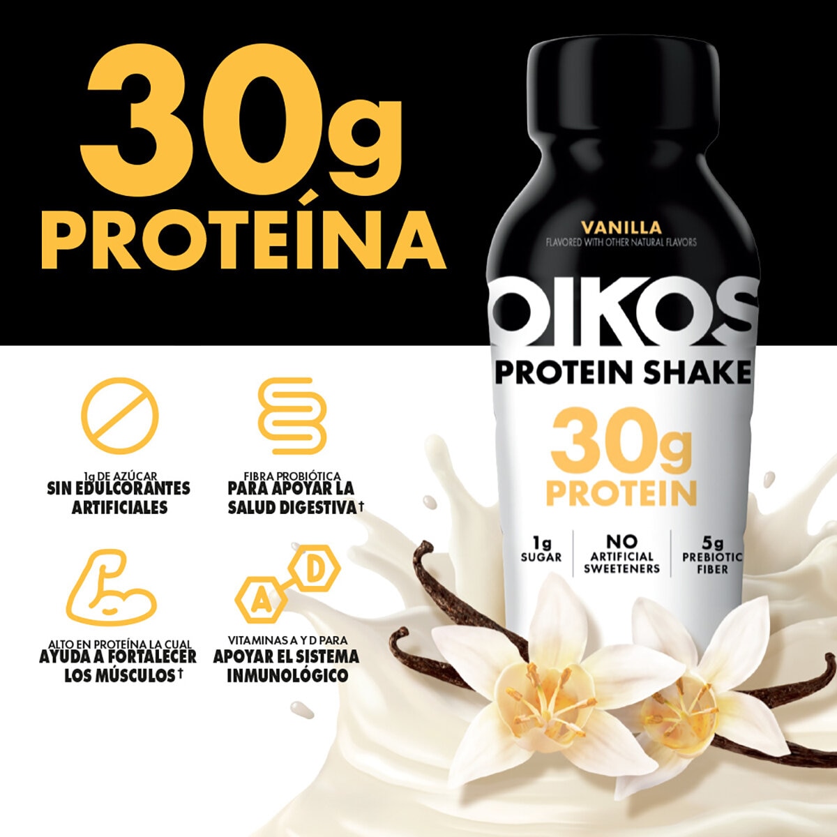 Oikos Bebida con 30 g de Proteína 18 pzas de 355 ml Oikos Bebida con 30 g de Proteína 18 pzas de 355 ml