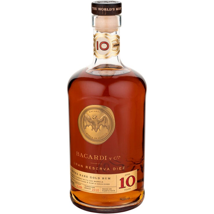 Bacardí Gran Reserva 10 años Ron Añejo 750 ml Bacardí Gran Reserva 10 años Ron Añejo 750 ml