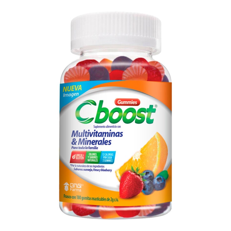 Cboost Multivitaminas y Minerales 180 Gomitas