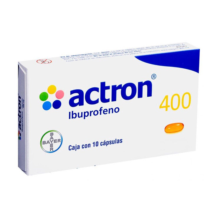 Actron 400 mg 10 Cápsulas Actron 400 mg 10 Cápsulas