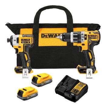 DeWalt, Combo Taladro y Atornillador de Impacto 20V MAX XR DeWalt, Combo Taladro y Atornillador de Impacto 20V MAX XR