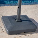 SunVilla, Sombrilla Redonda de 3.5 m con Luz LED, Beige SunVilla, Sombrilla Redonda de 3.5 m con Luz LED, Beige