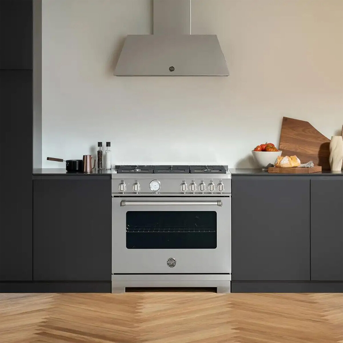 Bertazzoni Estufa de Gas 5 Quemadores 91 cm Bertazzoni Estufa de Gas 5 Quemadores 91 cm