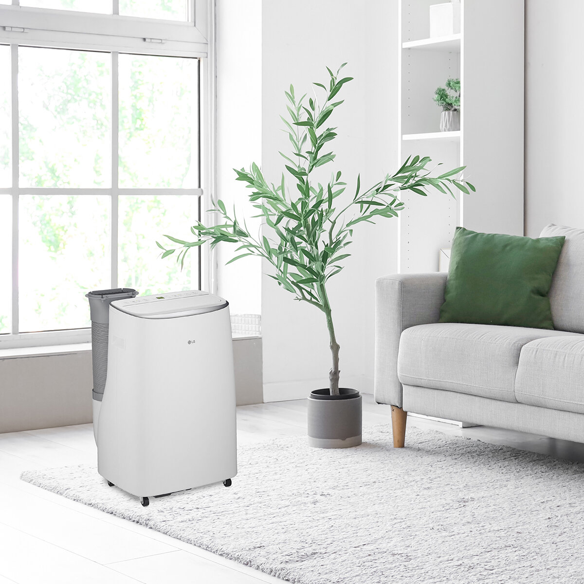 LG Aire Acondicionado Portátil Inverter con Wi-Fi, Solo Enfriamiento, 12,000 BTU, 115V LG Aire Acondicionado Portátil Inverter con Wi-Fi, Solo Enfriamiento, 12,000 BTU, 115V