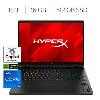HP HyperX Omen 15-ga0001la Laptop Gaming 15.3" 2K NVIDIA GeForce RTX 5060 Intel Core i7-14650HX 16GB 512GB SSD HP HyperX Omen 15-ga0001la Laptop Gaming 15.3" 2K NVIDIA GeForce RTX 5060 Intel Core i7-14650HX 16GB 512GB SSD